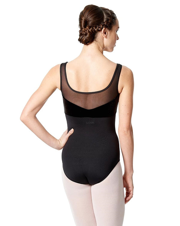 Lulli Dancewear Toma Mesh Yoke Open Back Tank Leotard - LUB350C Girls -  Dancewear Centre