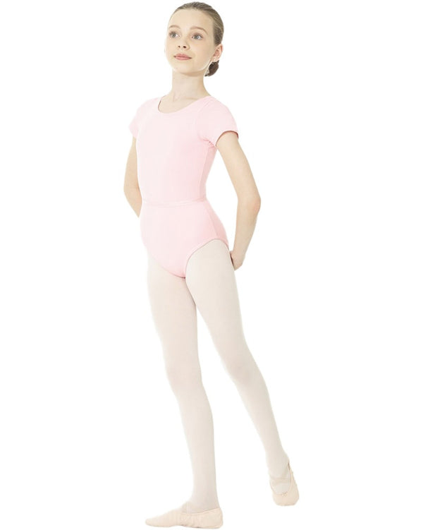 Girls Mirella Classic Short Sleeve Leotard, Pink – BLOCH Dance US