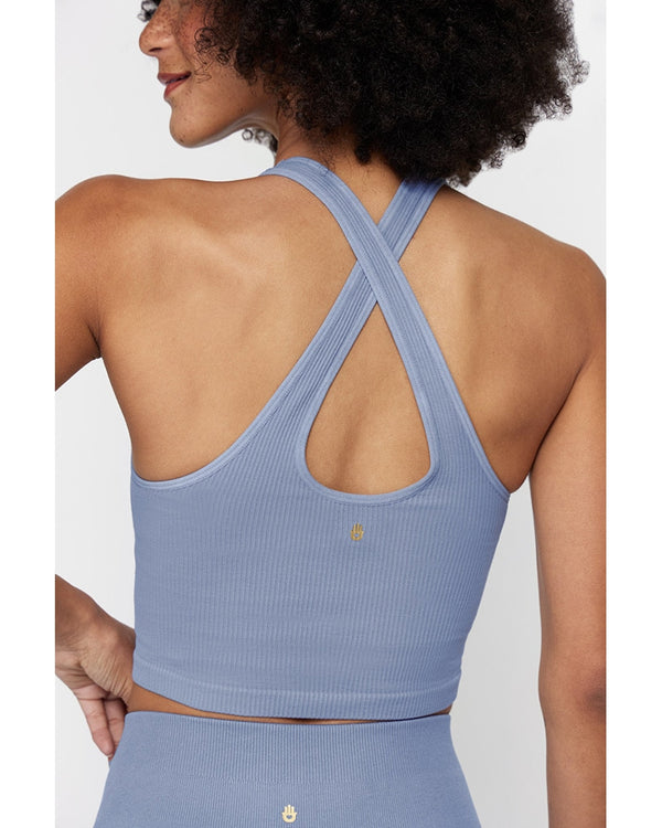 Spiritual Gangster Athena Seamless Longline Bra Top - FA23611009 - Wom -  Dancewear Centre