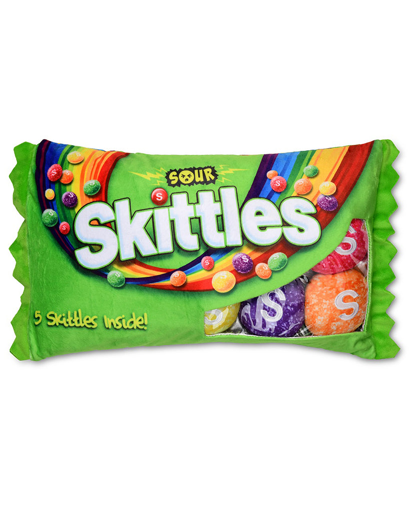 iscream Sour Skittles Packaging Fleece  Pillow - 7804051