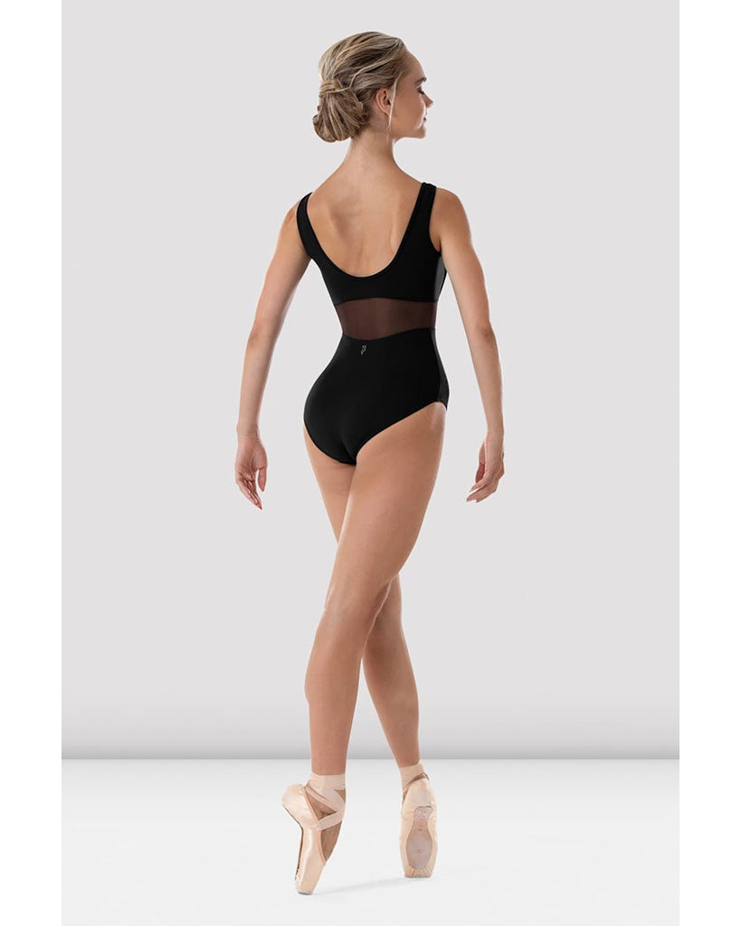 Bloch Abby Square Neck Mesh Scoop Back Tank Leotard - L4105B Womens