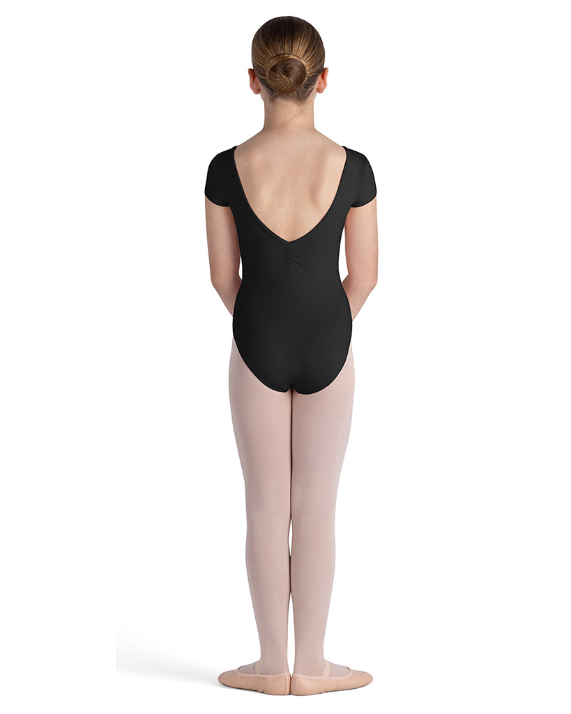 Bloch Ballet Core Piper Pinch Front Cap Sleeve Leotard - CL4262 Girls