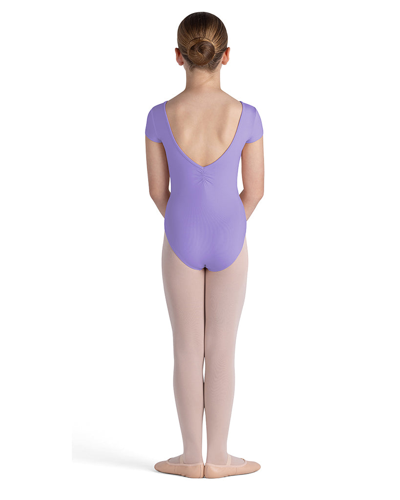 Bloch Ballet Core Piper Pinch Front Cap Sleeve Leotard - CL4262 Girls