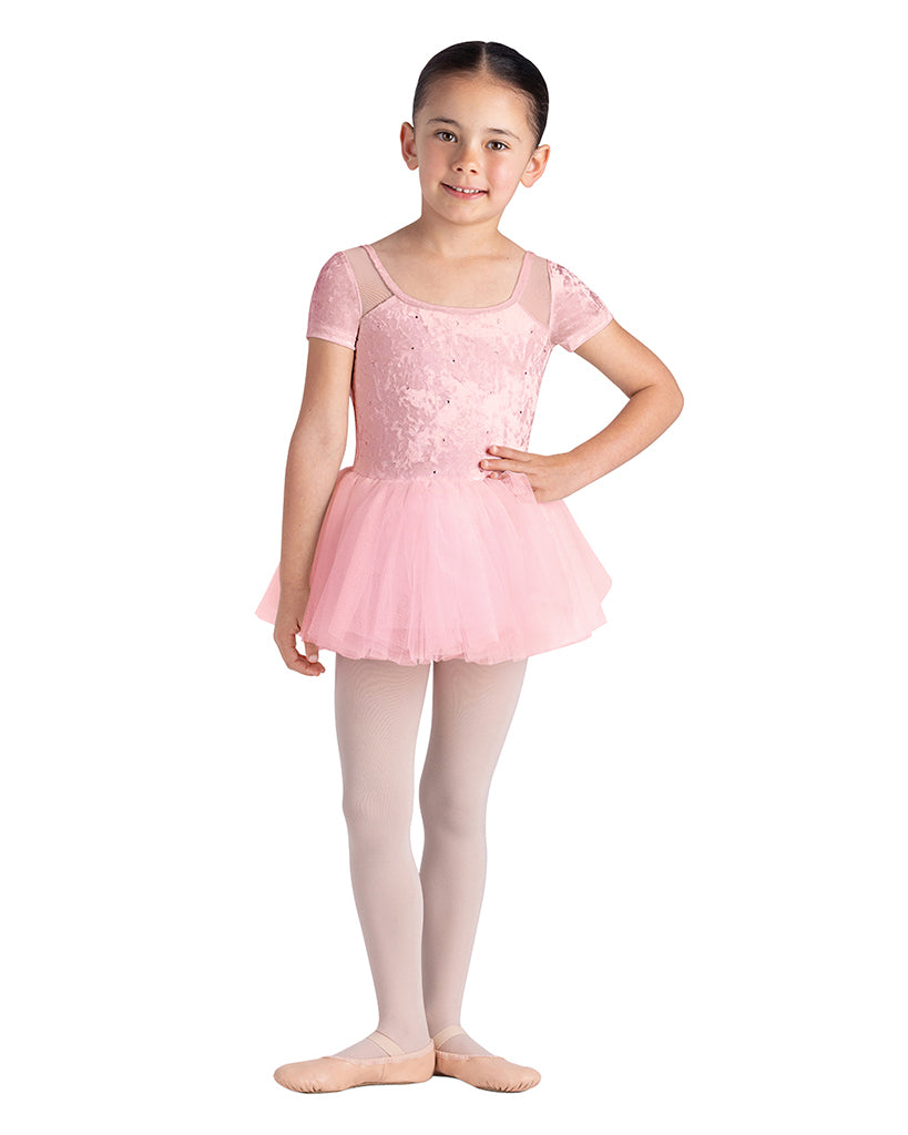 Bloch Delilah Scoop Neck Diamante Velvet Bodice Tutu Ballet Dress - CL5242 Girls