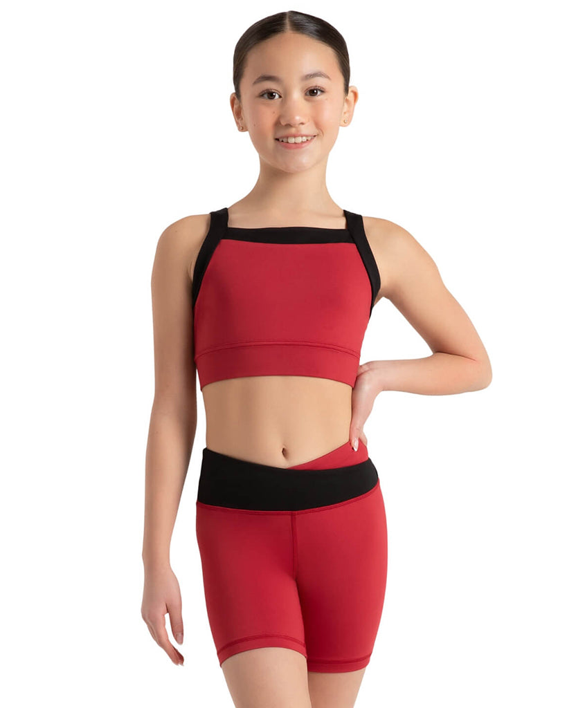 Capezio C&#39;est La Vie Couture Longline Bra Top - 12147C Girls