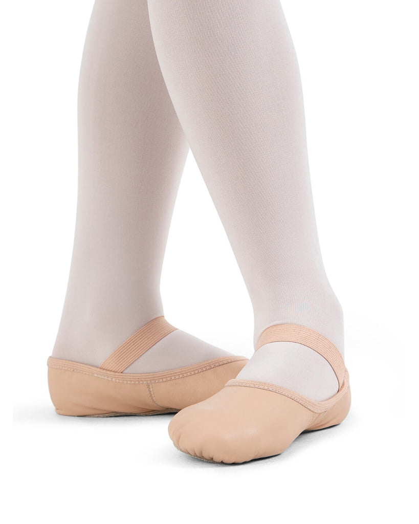 Capezio Luna No Drawstring Leather Full Sole Ballet Slippers - V100C Girls/Boys