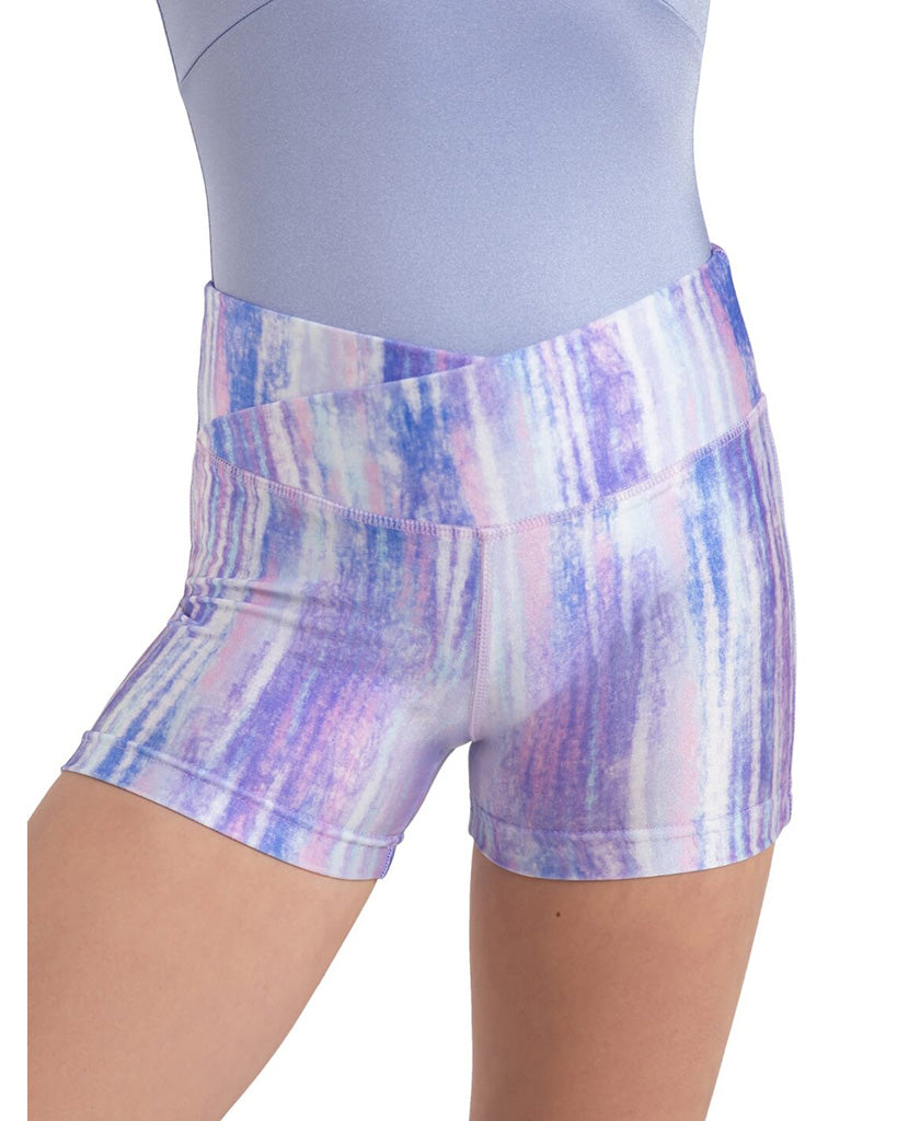 Capezio Mermaid Magic Pearl Gymnastic Shorts - 12116C - Girls