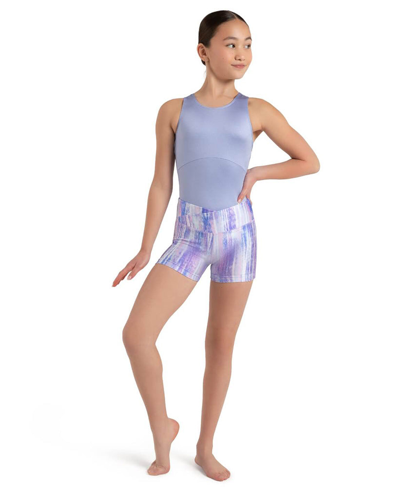 Capezio Mermaid Magic Pearl Gymnastic Shorts - 12116C - Girls