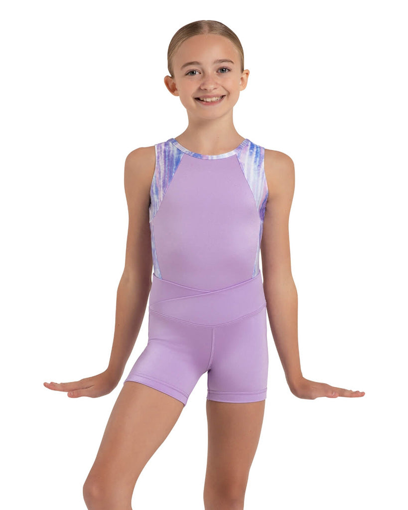 Capezio Mermaid Magic Pearl Gymnastic Shorts - 12116C - Girls