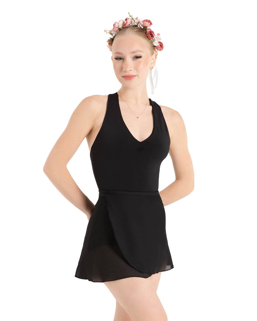 Capezio Sunflower Georgette Ballet Wrap Skirt - 12095W Womens