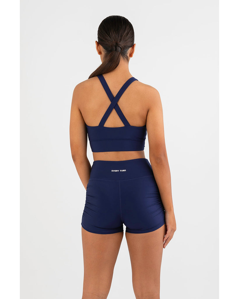 Every Turn Breathe Deeply Cropped Singlet - Girls - Navy