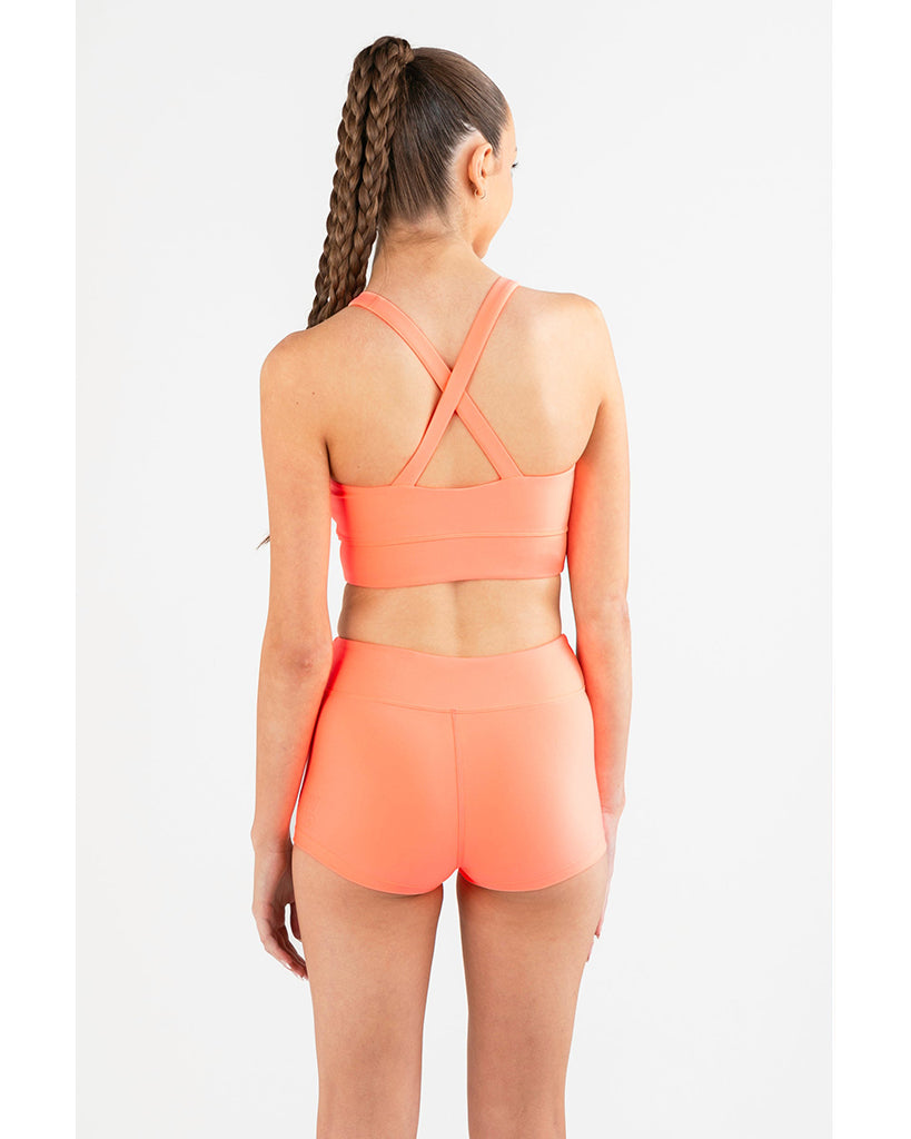 Every Turn Breathe Deeply Cropped Singlet - Girls - Sherbet