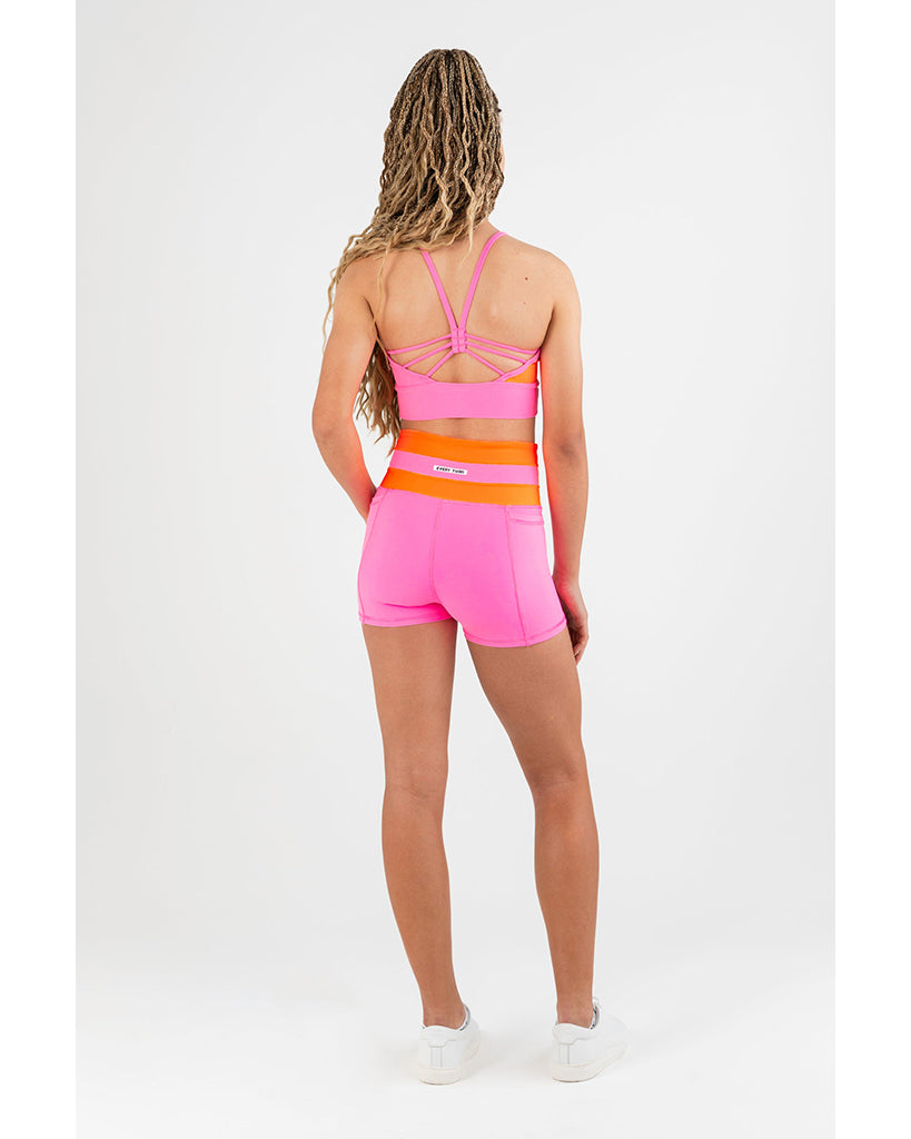 Every Turn On-The-Go Short - Girls - Candy Neon Orange