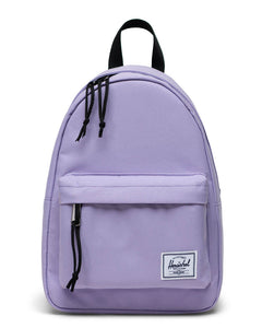 Purple and white backpack best sale