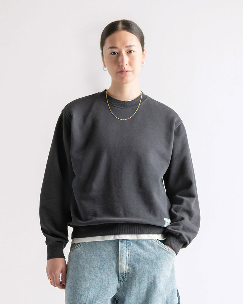 Herschel Supply Co Pigment Dye Classic Crew Sweatshirt - Womens - Black