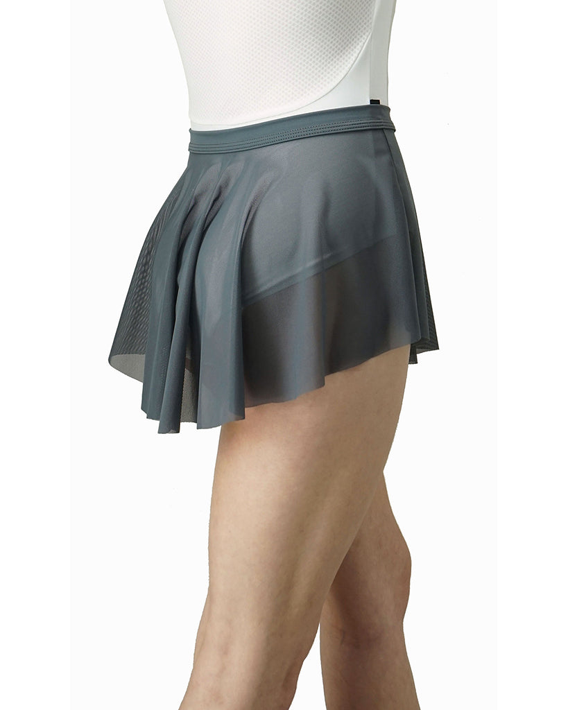 Jule Dancewear Meshie Mesh Pull On Skirt - Womens - Charcoal