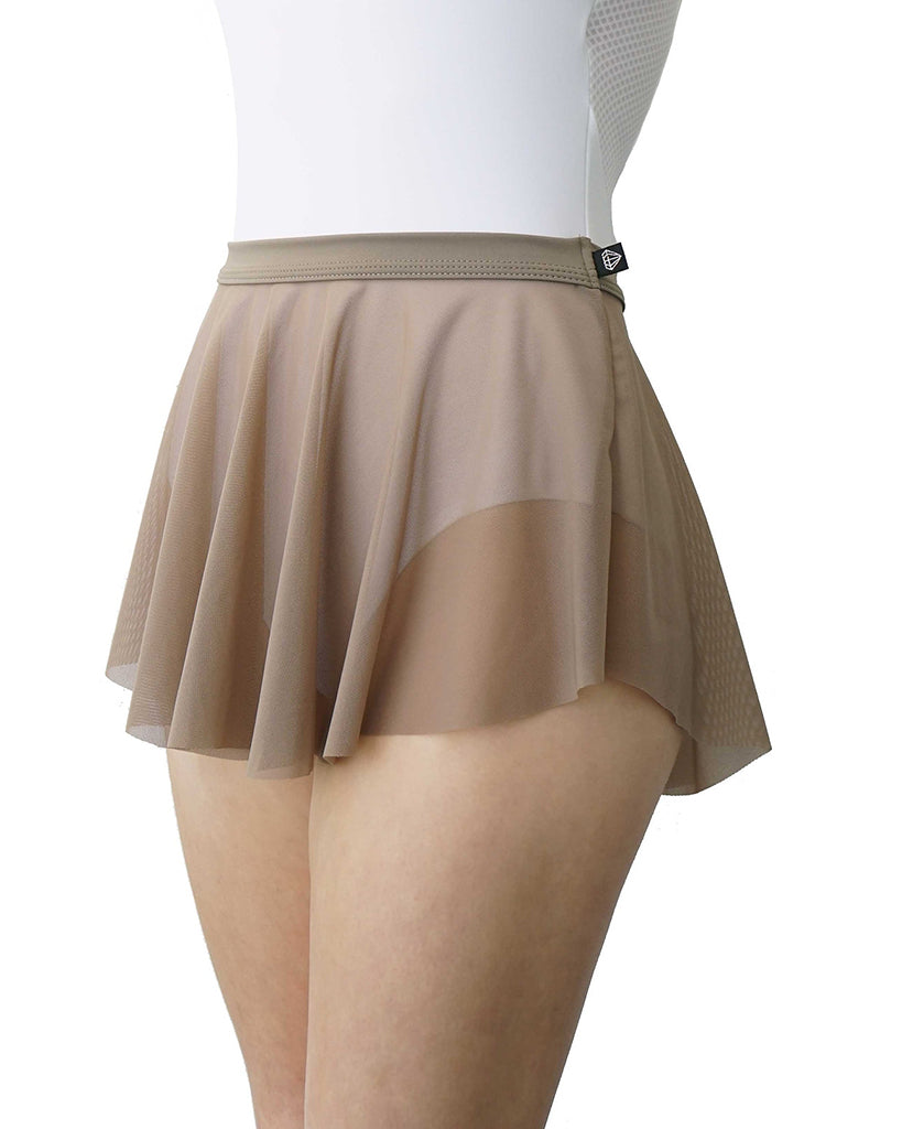 Jule Dancewear Meshie Mesh Pull On Skirt - Womens - Dust