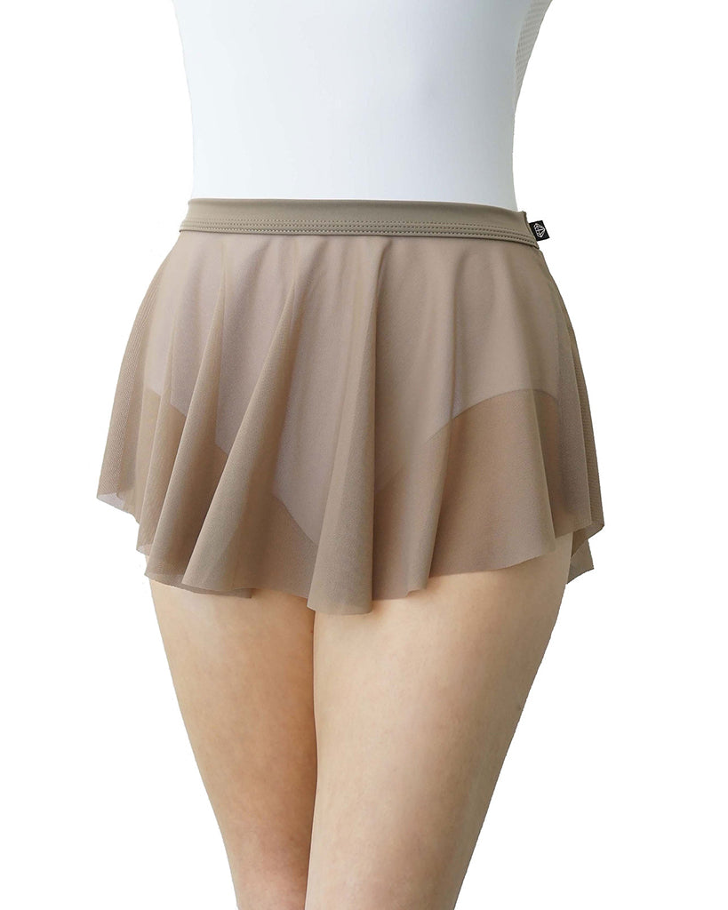 Jule Dancewear Meshie Mesh Pull On Skirt - Womens - Dust