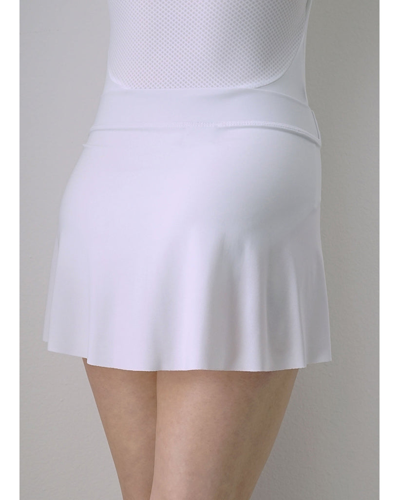 Jule Dancewear Mock Wrap Petal Pull-On Skirt - PS3 Womens - White