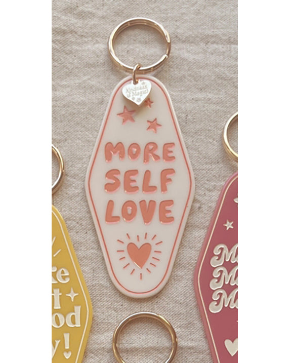 Kindness is Magic Inspirational Motel Keychain - More Self Love