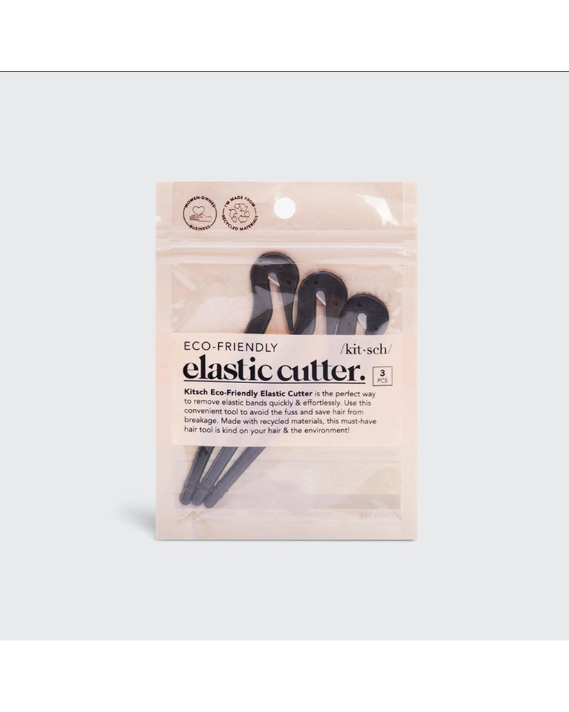 Kitsch Eco-Friendly Elastic Cutters 3pc Set - Black