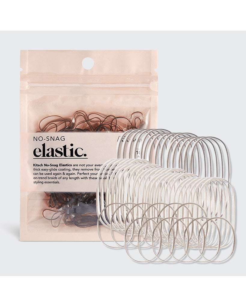 Kitsch NO-Snag Elastic 100pc - Brown