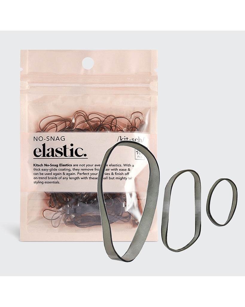 Kitsch NO-Snag Elastic 100pc - Brown