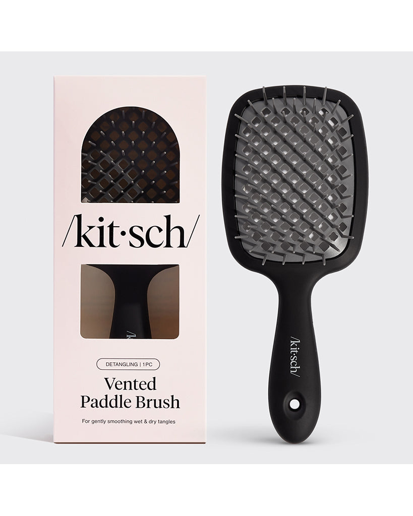 Kitsch Vented Paddle Brush - Black