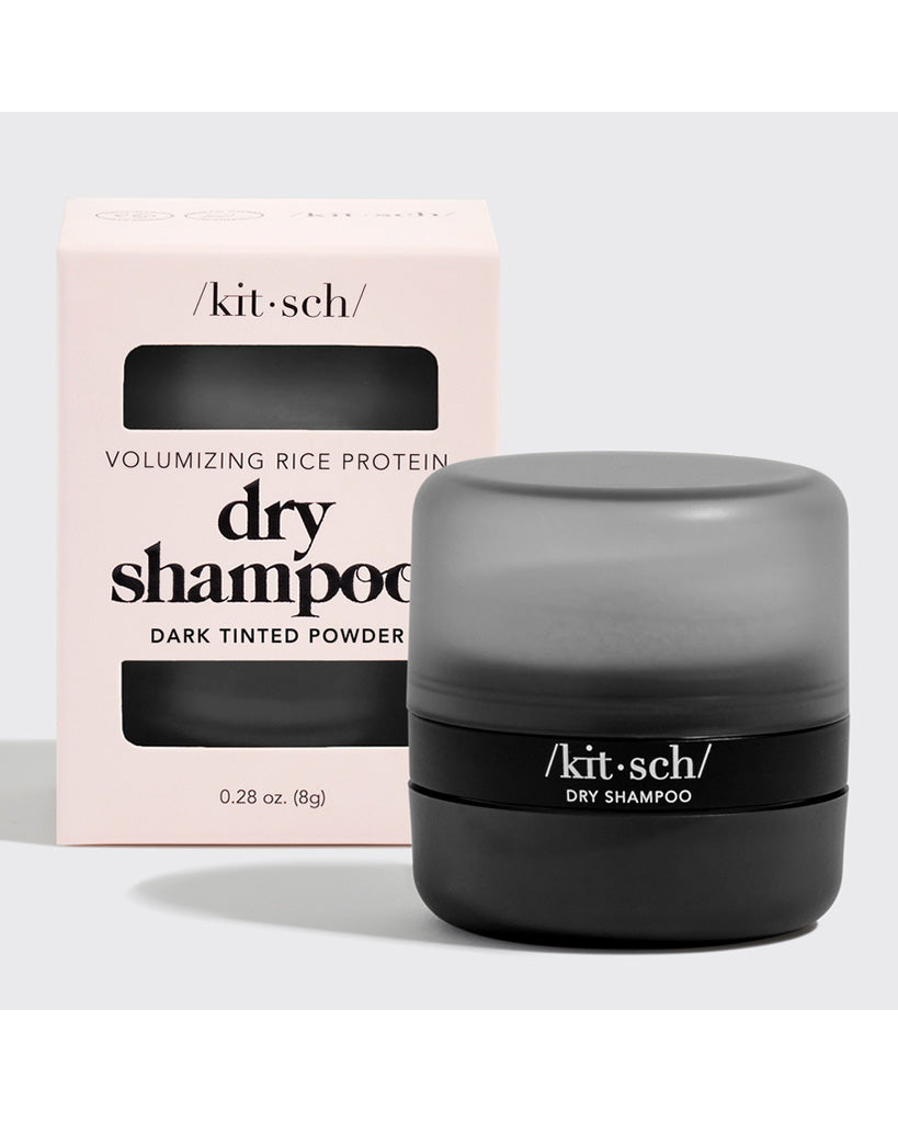 Kitsch Volumizing Rice Protein Dry Shampoo - Dark Tinted Powder