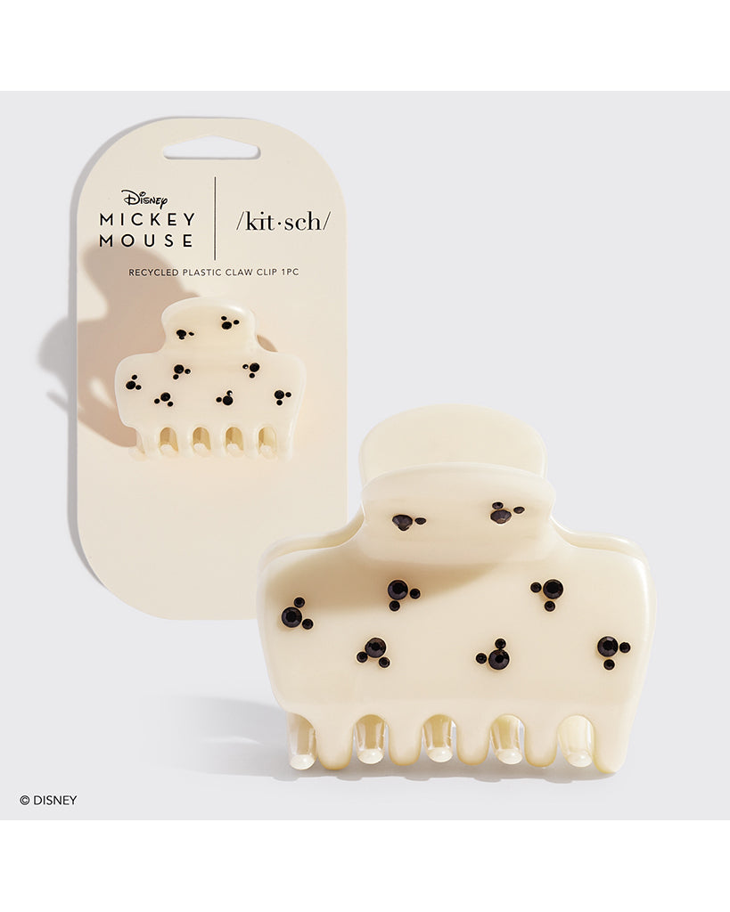 Kitsch &amp; Mickey and Minnie Recycled Puffy Claw Clip 1 pc - Cream