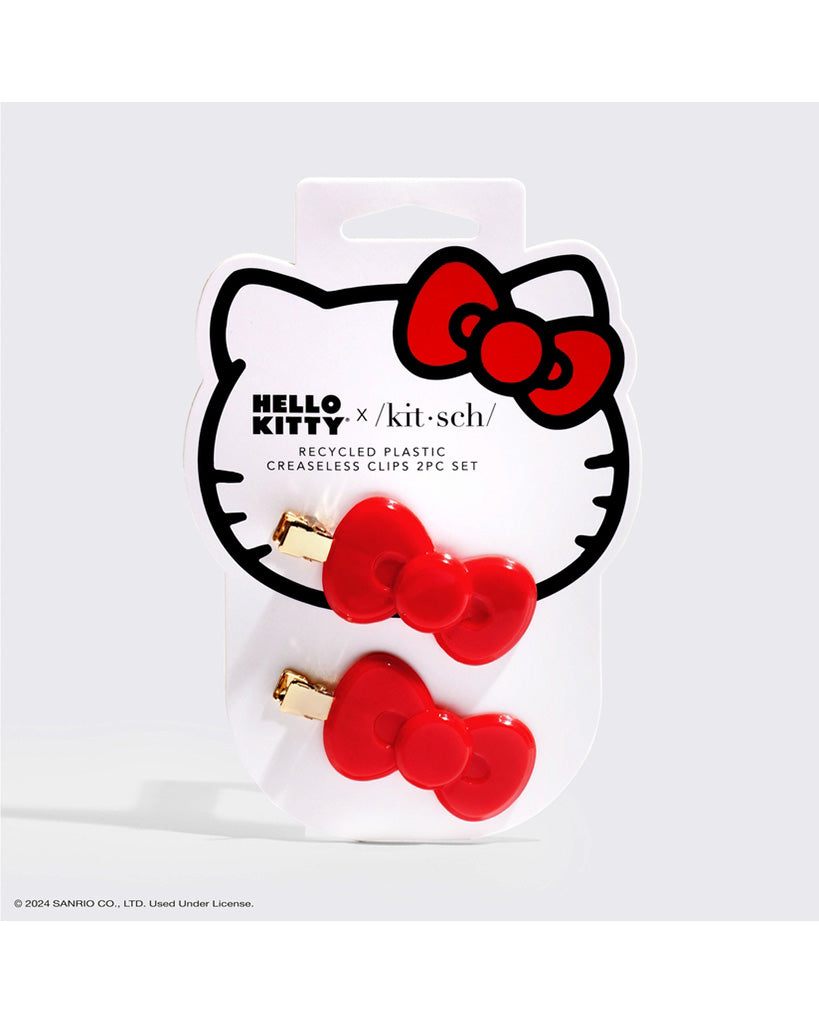 Kitsch x Hello Kitty Recycled Plastic Creaseless Clips Set