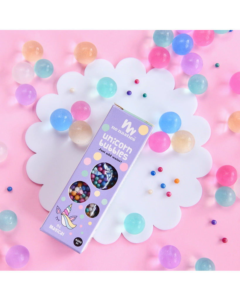 No Nasties Kids Limited Edition Unicorn Bubbles Biodegradable Waterbeads 10g