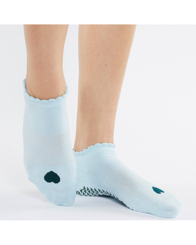 Pointe Studio Love Full Foot Grip Sock - Womens - Arctic