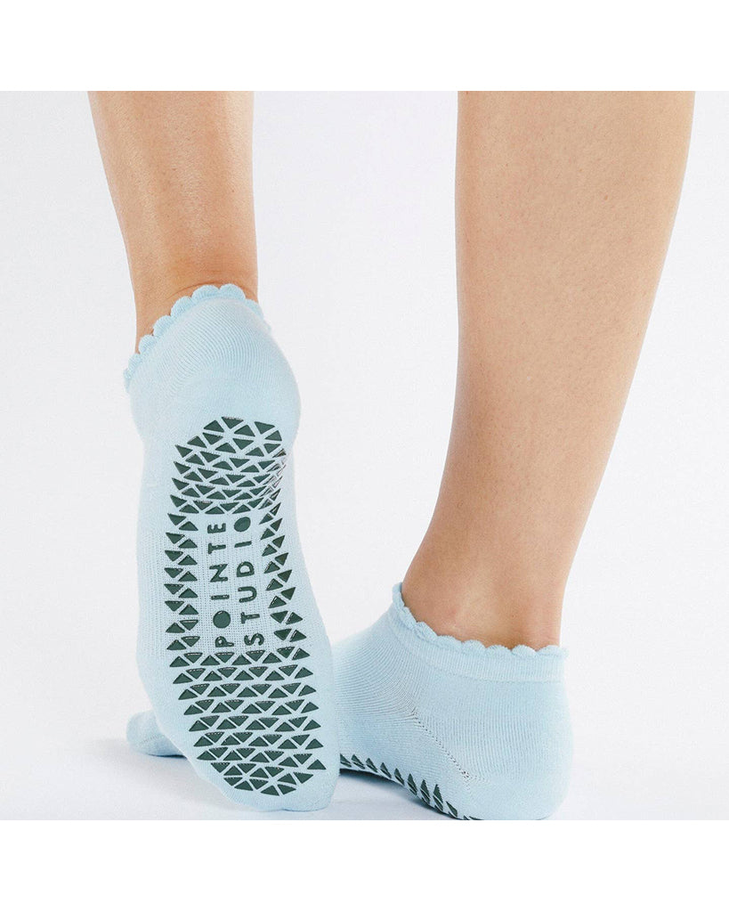 Pointe Studio Love Full Foot Grip Sock - Womens - Arctic