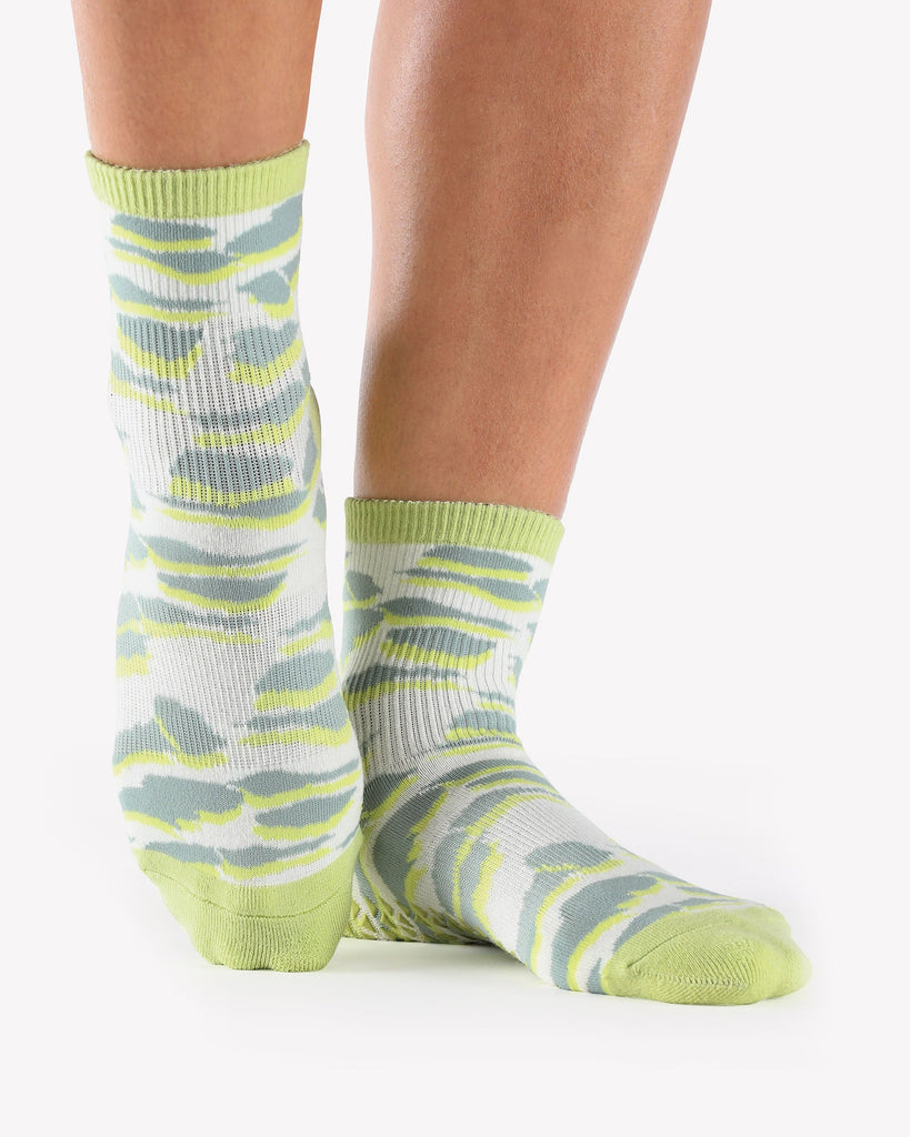 Pointe Studio Sam Grip Ankle Sock - Womens - Icicle