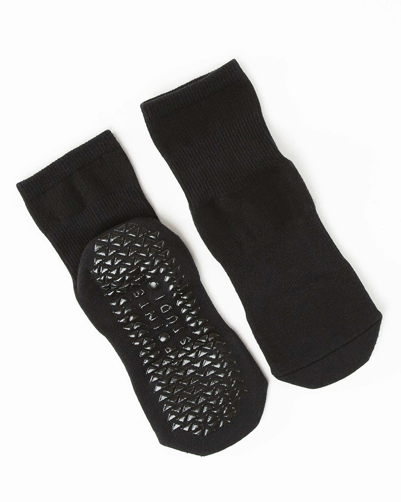 Pointe Studio Union Ankle Grip Sock - Womens - Black