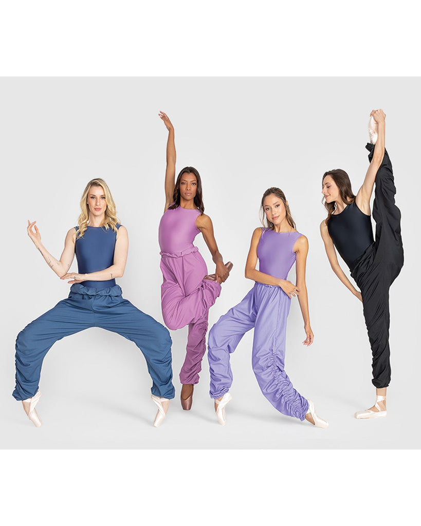 So Danca Be You Dreamy Ruched Warm Up Dance Pants - RDE2590 Womens