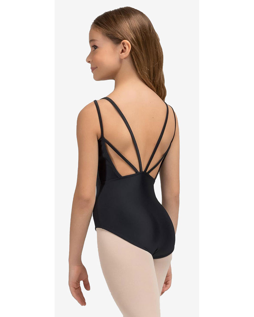 So Danca Be You Leonina Scoop Neck Strappy Back Double Camisole Leotard - L2653 Girls