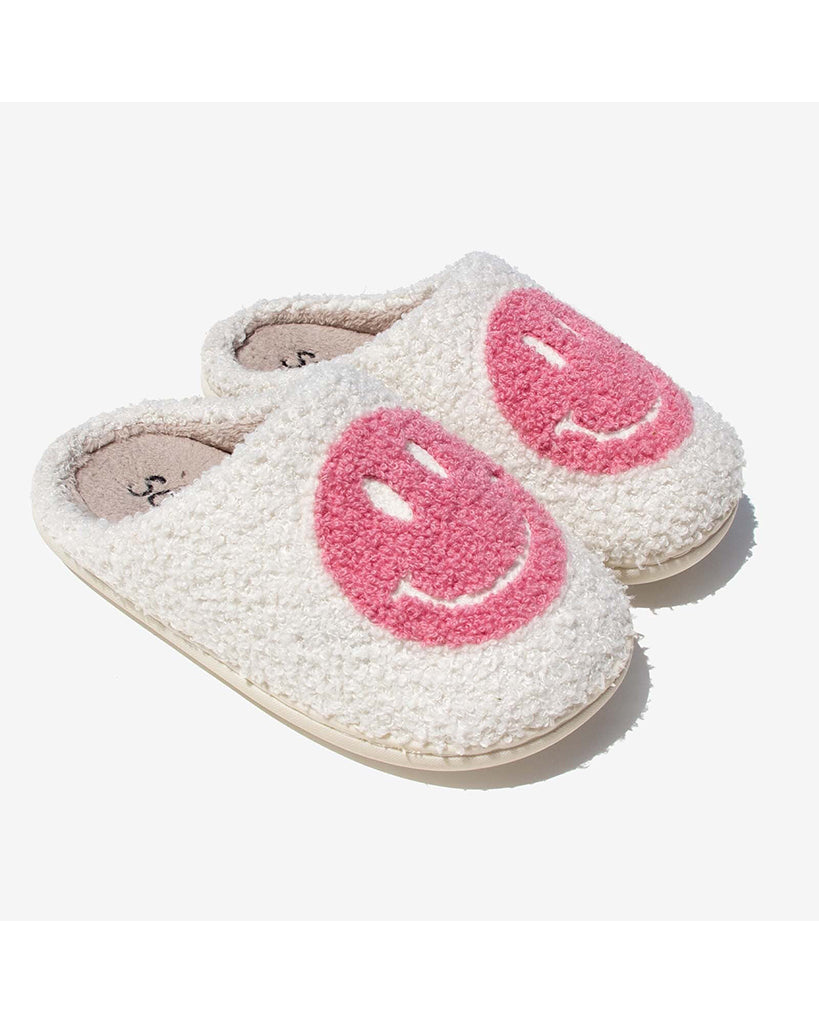 So Danca Joyful Soles Smiley Face Slippers - BT50 - Womens