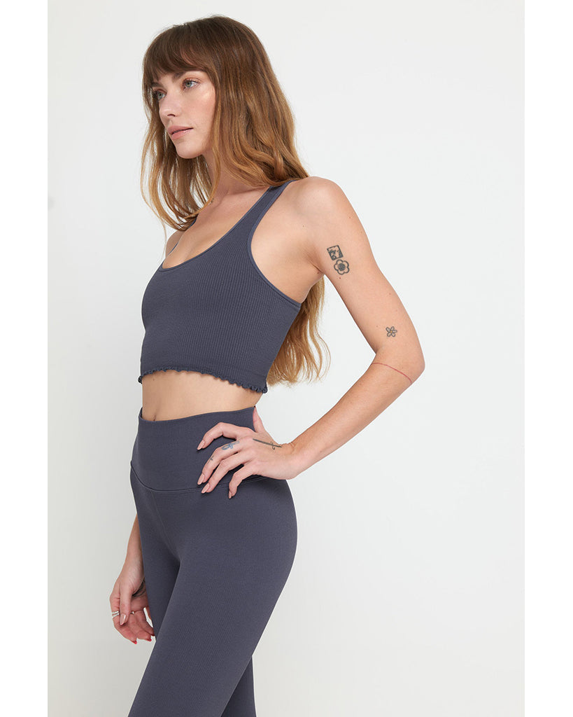 Spiritual Gangster Amor Crop Tank - HO33676009 - Womens - Shadow