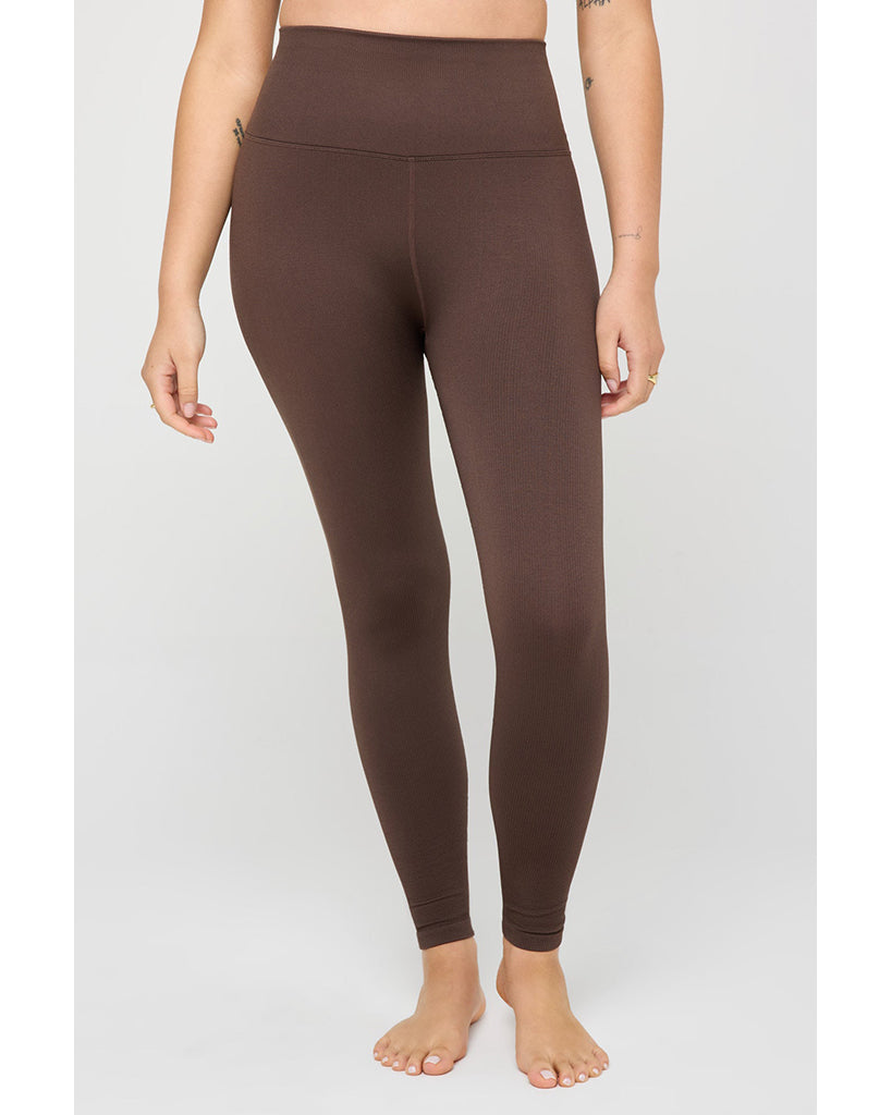 Spiritual Gangster Love Sculpt 7/8 Legging - Womens - Mocha