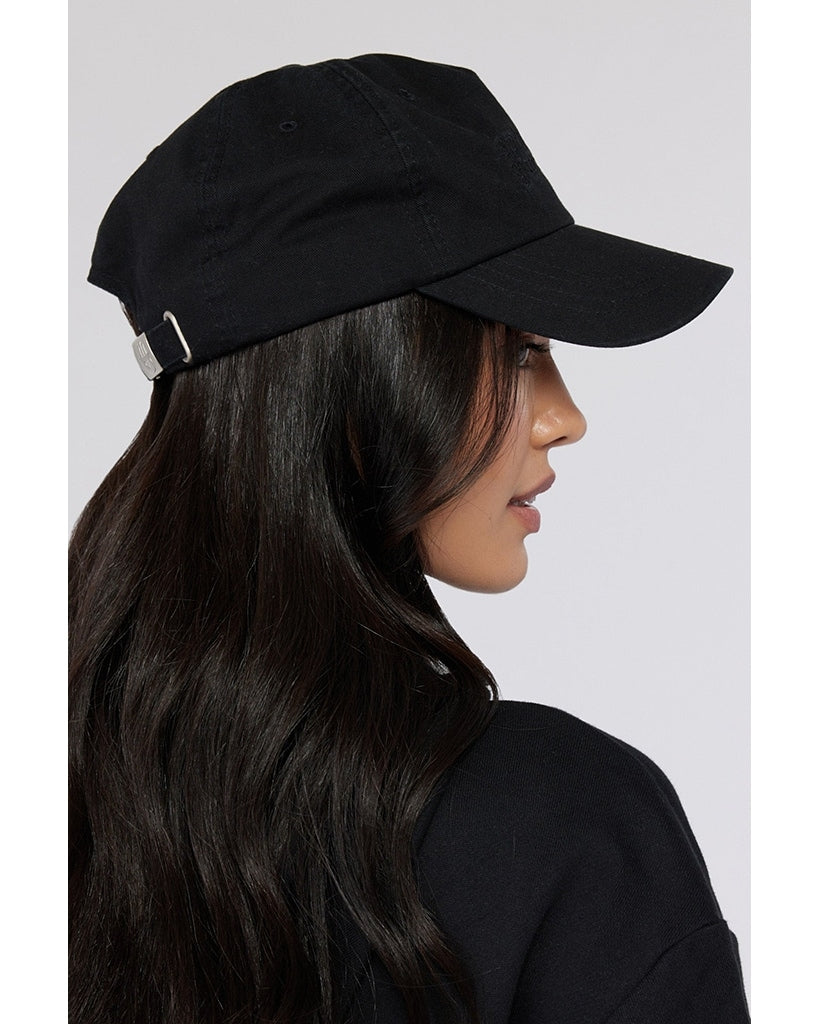 Spiritual Gangster SG Canvas Dad Hat - Womens - Black