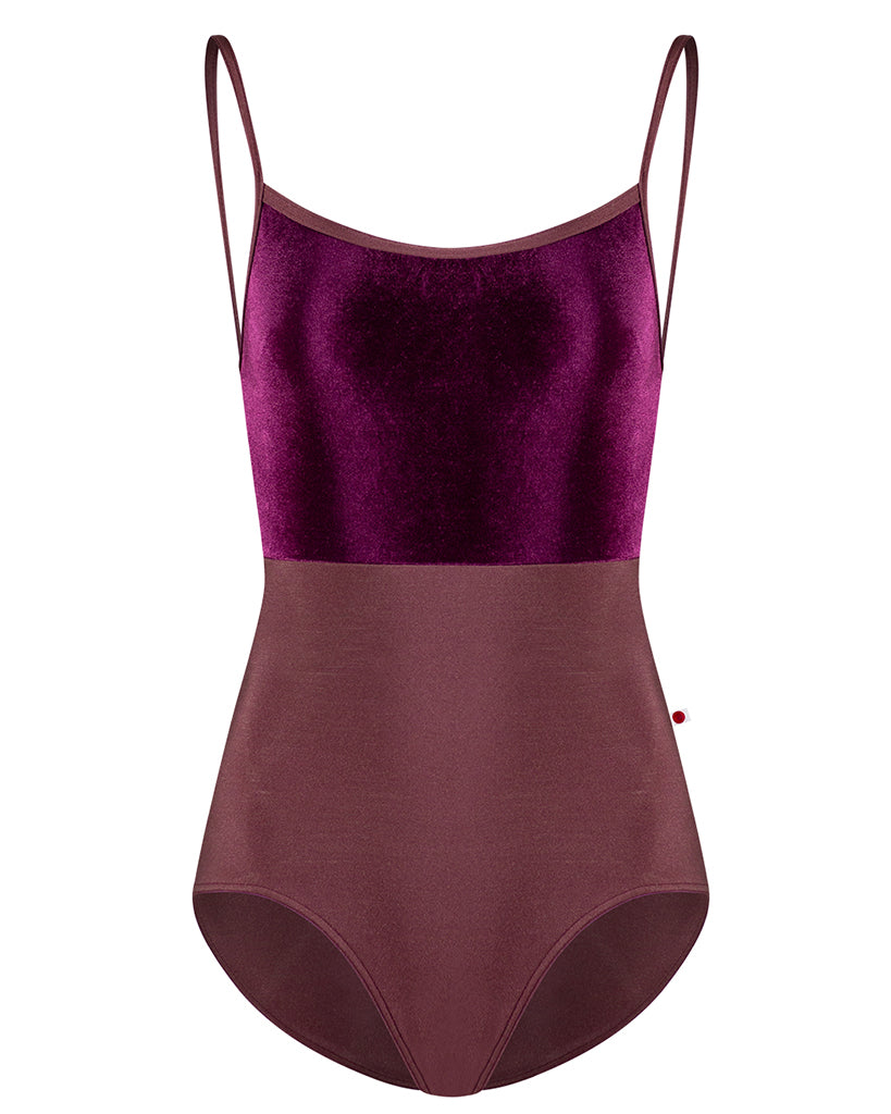 Yumiko Daniela with Velvet Cross Strap Camisole Leotard - Womens - Phoenix / Roxy