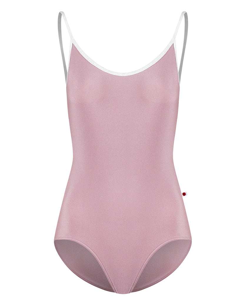 Yumiko Fiona with Mesh Back Camisole Leotard - Womens - Magic / Mesh Rose / White