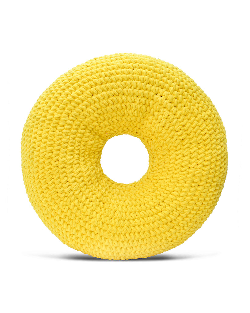 iscream Crochet Donut Pillow - 7804490