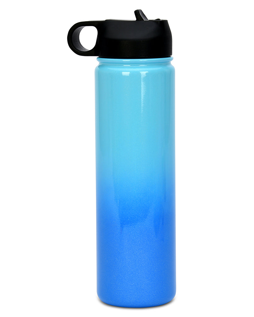 iscream Double-Wall Insulated Stainless Steel BPA Free Water Bottle - 870204 - Blue Ombre