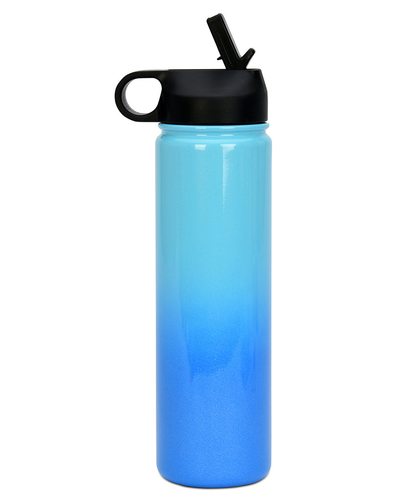 iscream Double-Wall Insulated Stainless Steel BPA Free Water Bottle - 870204 - Blue Ombre