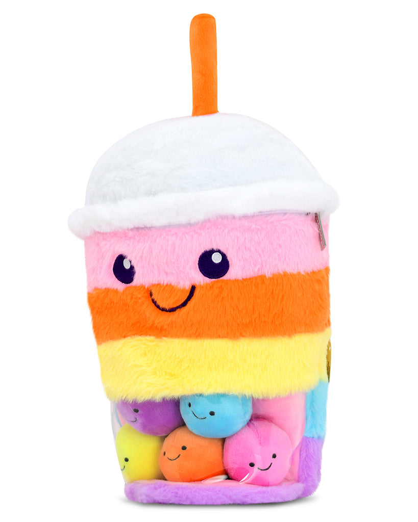 iscream Rainboba Tea Fur Pillow - 7804184