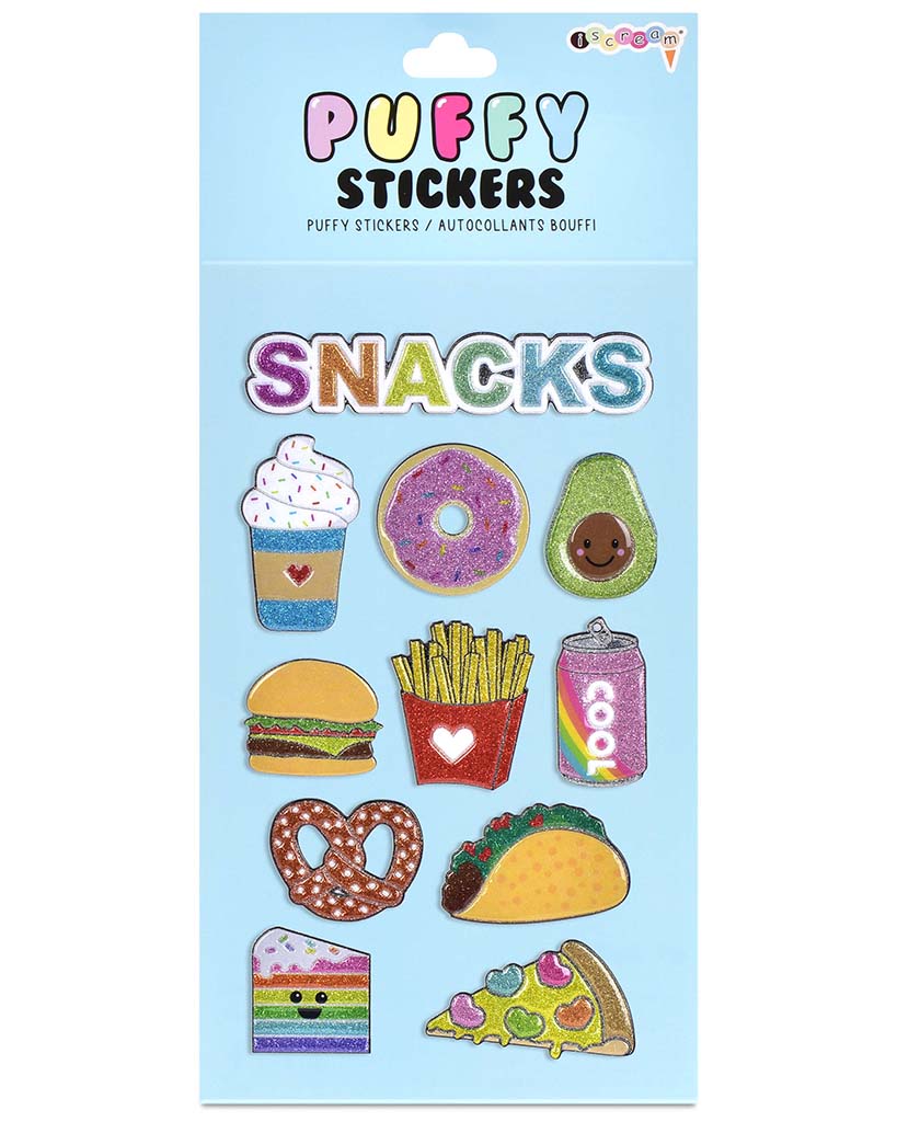 iscream Snacks Puffy Stickers - 700443