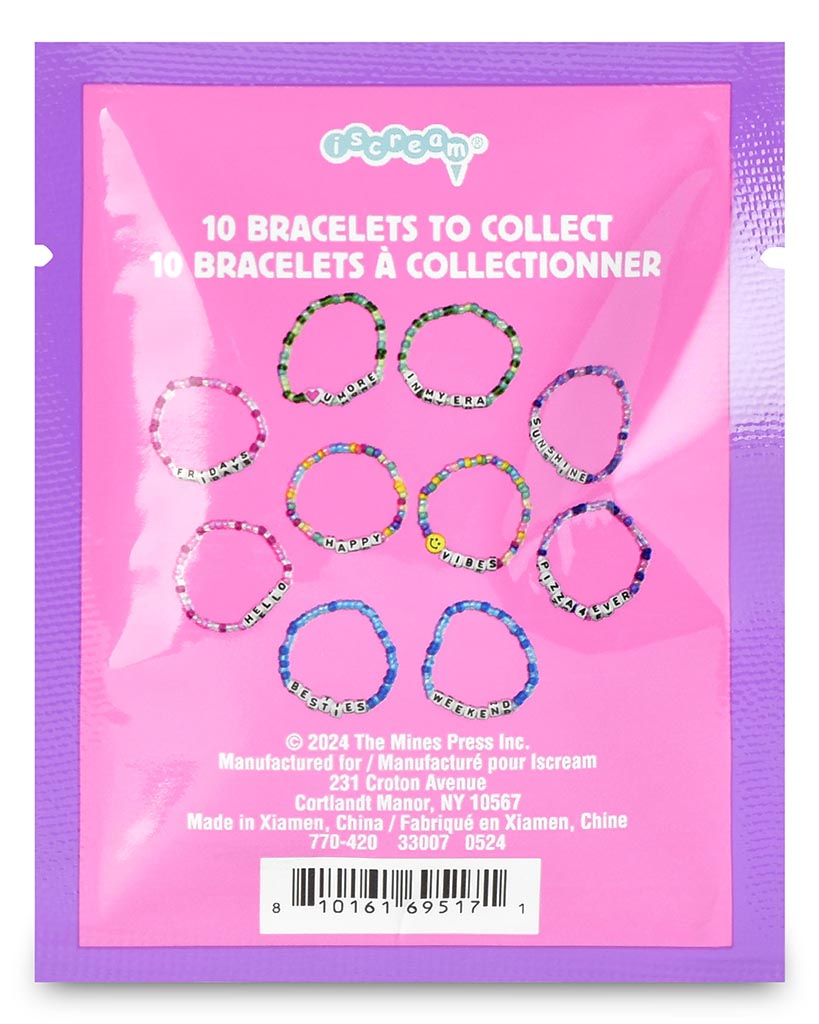 iscream Surprise Mystery Beaded Bracelet 1pc - Assorted